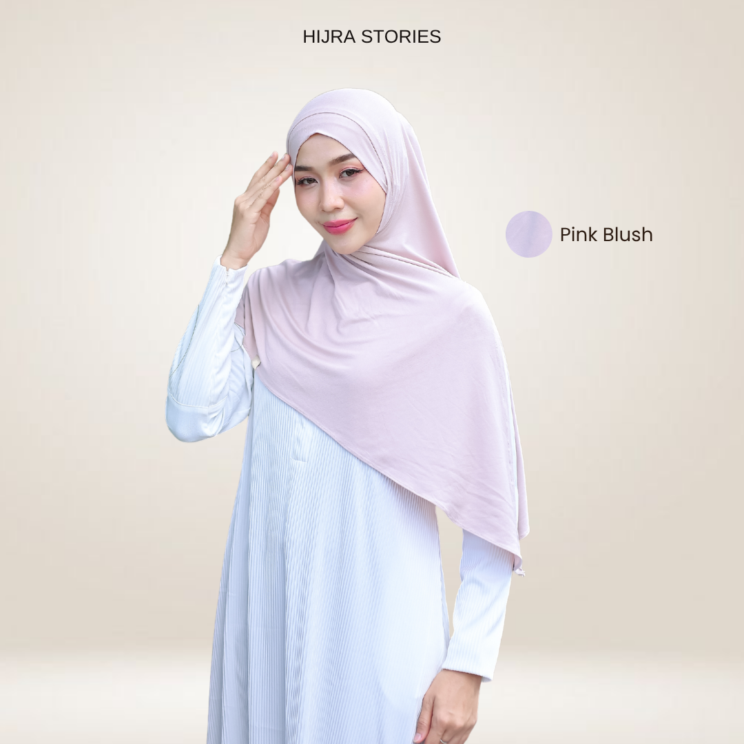 Hijab Instan Wanita Segitiga Rayon Premium – Hijra Stories Ruya Hijab Praktis